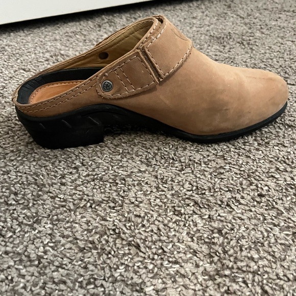 Ariat ATS Sport Mule Slingback Clogs Brown Tan Leather Shoes Womens 8 - Picture 3 of 9